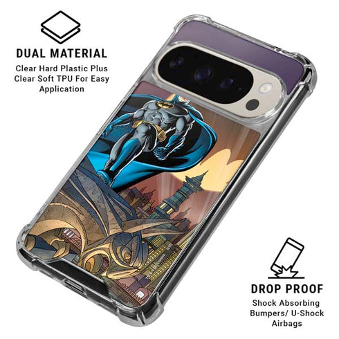 DC Comics Batman in the Sky Pixel 9/9 Pro Clear Case
